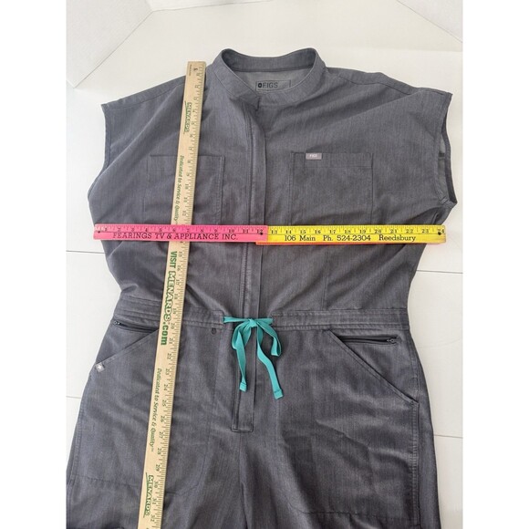 FIGS Rafaela Cargo Scrub Jumpsuit Womens Gray Technical Collection Jogger XXL - Picture 14 of 16